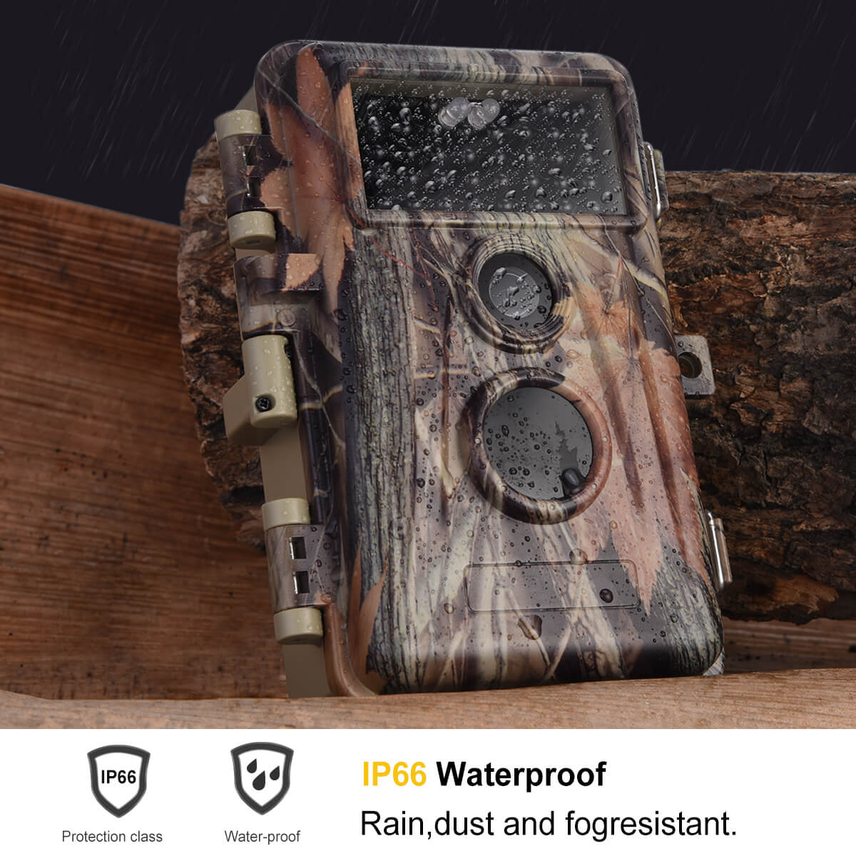 10-Pack No Glow Wildlife Game Trail Cameras for Observing & Home Security 64MP 1296P Video Motion Activated Waterproof Night Vision Time Lapse | A252 - Image 3