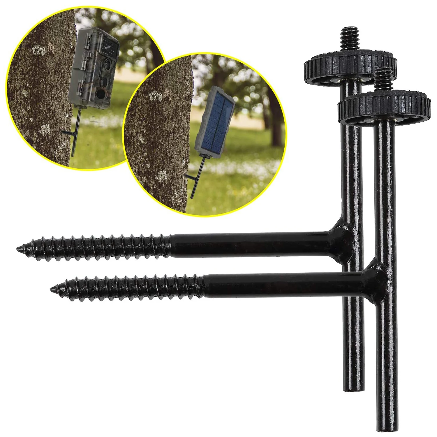 2-Pack Trail Camera Mount Tree Holder, Universal Game Camera Mounting Stand - Image 3