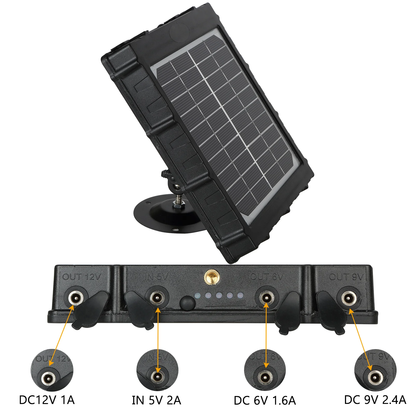 Solar Panel Kit 12V/6V/9V with 8000mAH Rechargeable Lithium Battery, Outdoor Waterproof for All Wildlife Cameras, Game & Trail Cameras | BL8000 - Image 4