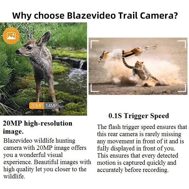 4-Pack Stealthy Camo Trail Observing & Game Deer Cameras HD 64MP 1296P Video 0.1s Trigger Time Motion Activated Waterproof No Glow Night Vision | A262 - Image 12