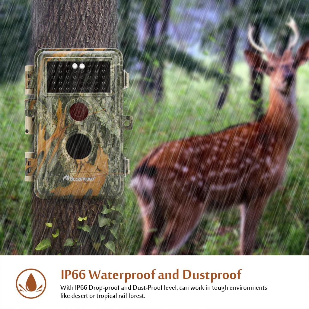 8-Pack Stealthy Camo Trail Wildlife & Backyard Field Cams 64MP 1296P Night Vision Invisible Infrared Motion Activated Waterproof Password Protected | A252 Green - Image 3