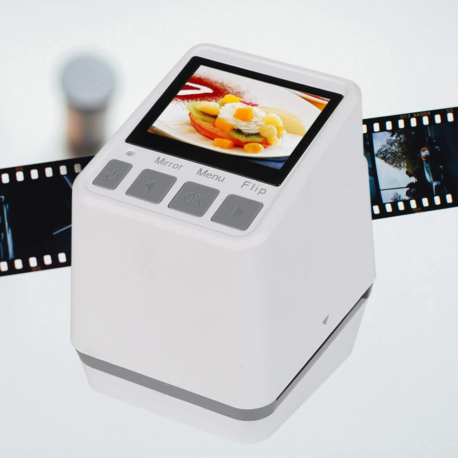 Folgtek Digital Mini Film & Slide Scanners Converter- Converts 110, 126, 135 (35mm) & Super 8 Film Negatives & Slides to HD Digital JPEG Photos with 2.4”LCD Display, Easy to Load Film & Slide - Image 3